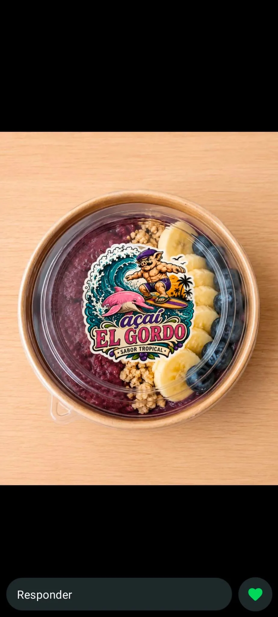 Açaí El Gordo, bowl sabor tropical